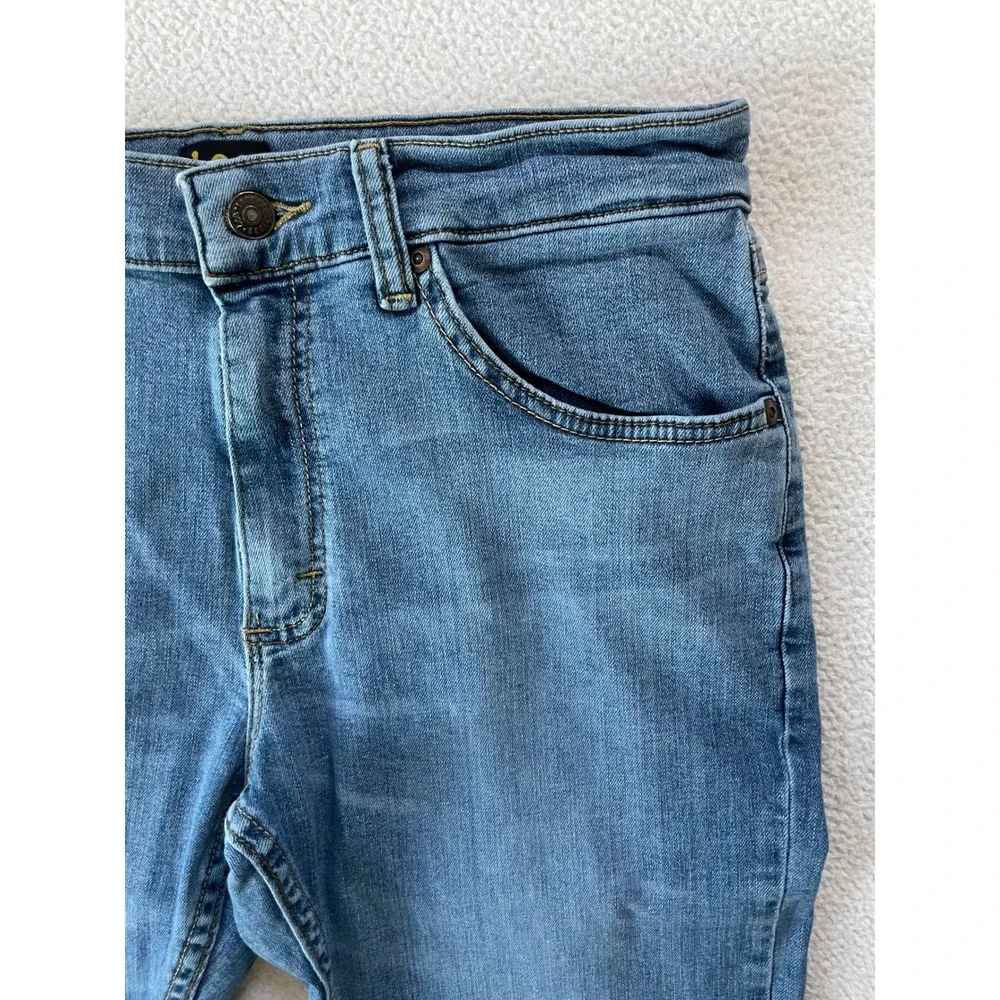 Lee Mens 31x26 Classic Fit Jeans Blue S Gene Cone Denim Stretch 2006850 Hemmed